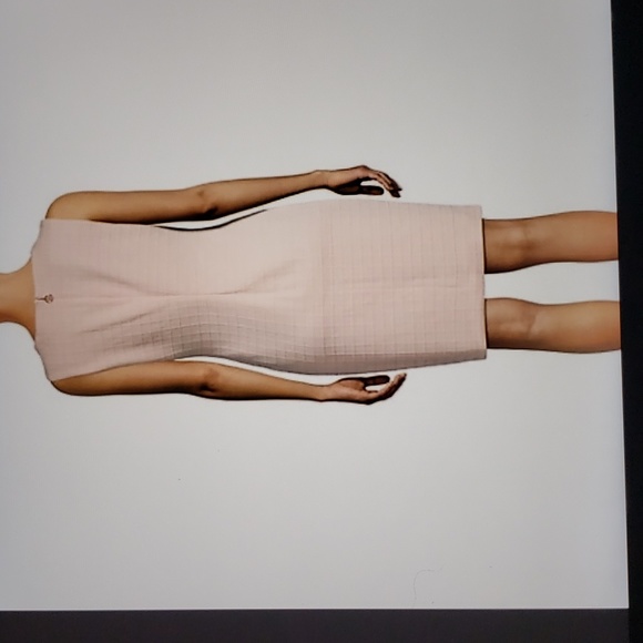 TOMMY HILFIGER CLASSIC SHEATH DRESS BLUSH PINK WITH GOLD BUTTONS SZ 6 - Picture 3 of 15